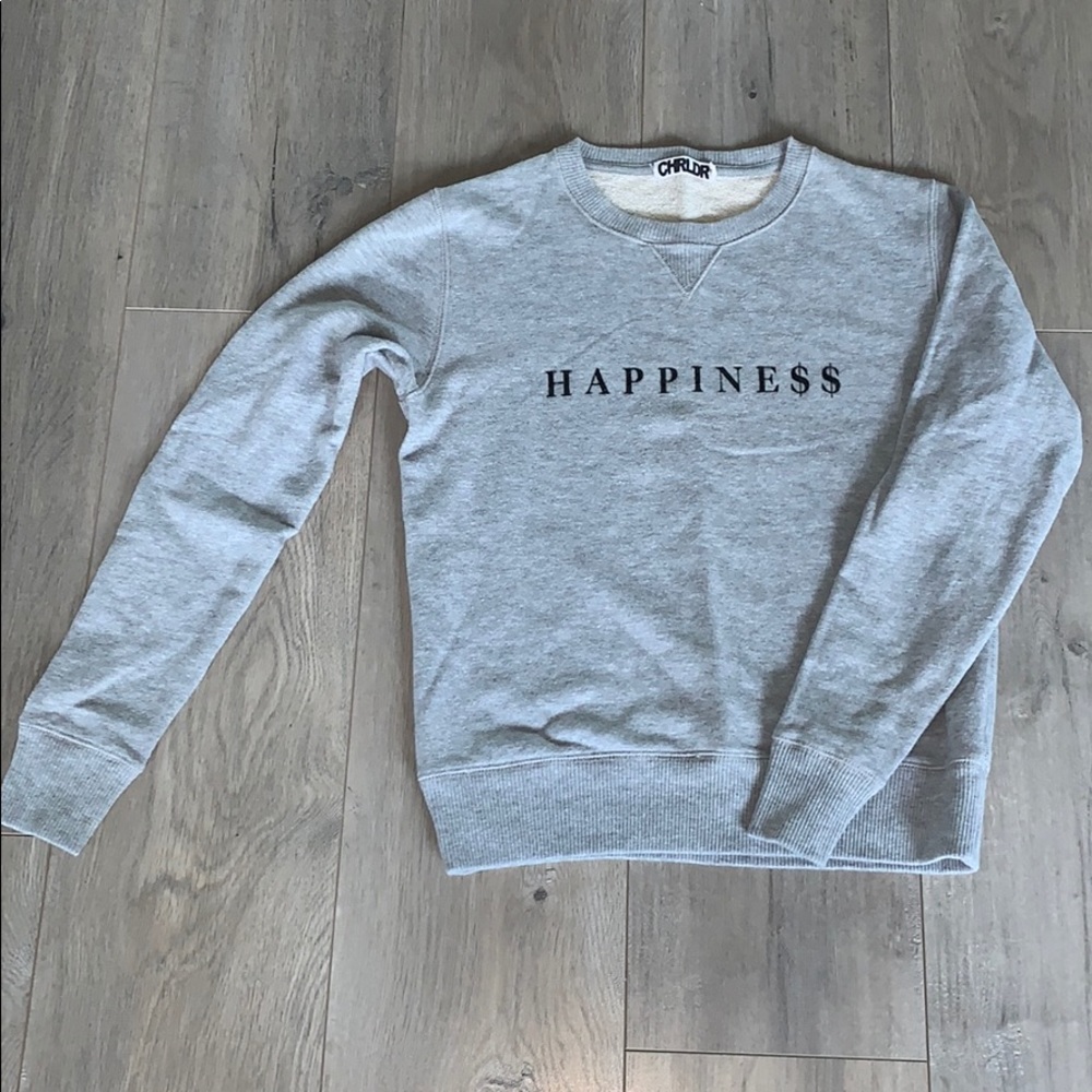 “Happiness” CHRLDR Sweater Small